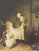 Jean Baptiste Simeon Chardin Saying Grace (mk35) Sweden oil painting artist
